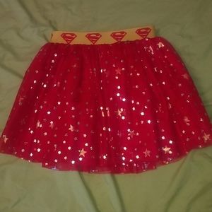 NWOT HA Superman tulle skirt